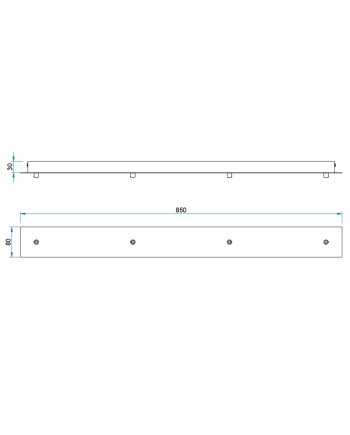 ELSA * BASE REGLETA 4L - BLANCO